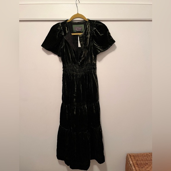Anthropologie The Somerset Maxi Dress: Velvet Edition  size XXSP NWT - Picture 8 of 12